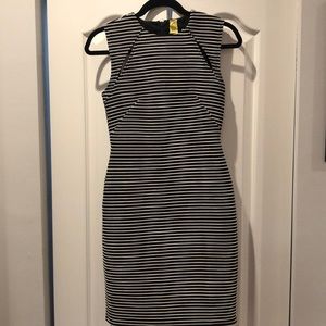 Topshop Bodycon striped dress